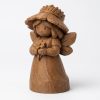 Figurine fée des champs bois sculpté