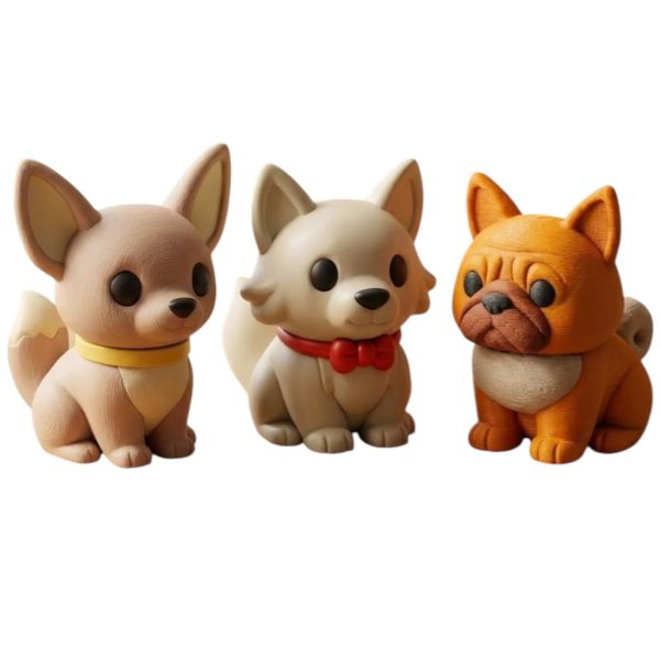 Dog Breeds Fox Figurine Bundle