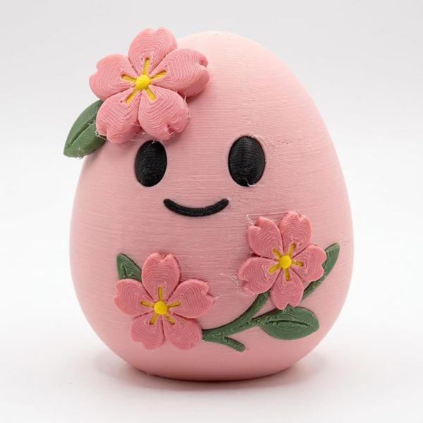 Cherry Blossom Eggling Figurine
