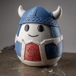 Runestone Eggling Collectible Figurine - Unique Desk Decor for Adults – 3D Printed in Canada