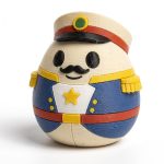 General Zaragoza Eggling Collectible Figurine - Unique Desk Decor for Adults – 3D Printed in Canada