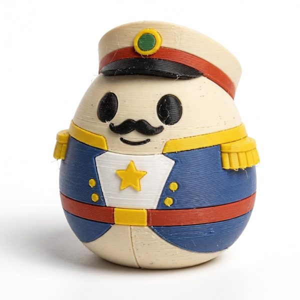 General Zaragoza Eggling Figurine