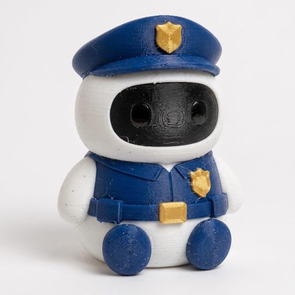 Police Robot Figurine