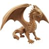 Ensemble de figurines de dragon rose