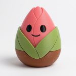 Tulip Bulb Eggling Collectible Figurine - Unique Desk Decor for Adults – 3D Printed in Canada