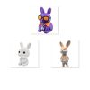 Ensemble figurines de collection Lapin Disco
