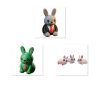 Ensemble figurines articulées Lapin d'affaires Avocat