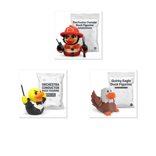 Musical Duck Figurine Bundle