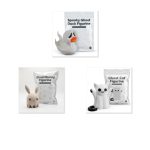 Ghost Collection Collectible Figurine Bundle of 3 - Spooky Ghost Duck, Bunny, Cat - Spooky & Kawaii Adult Desk Decor - 3D Printed in Canada