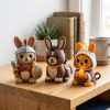Lot de figurines Lapin gladiateur