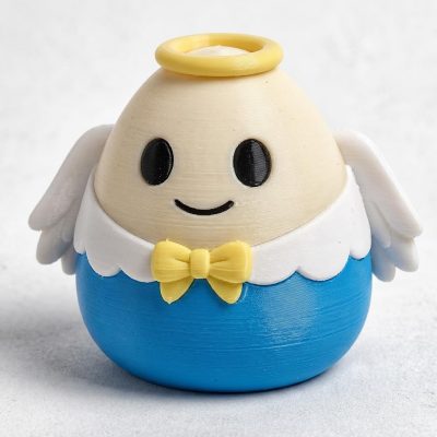 Innocent Egg Eggling Collectible Figurine - Unique Desk Decor for Adults – 3D Printed in Canada