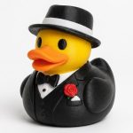 Godfather Duck Collectible Figurine - Unique Desk Decor for Adults – 3D Printed in Canada