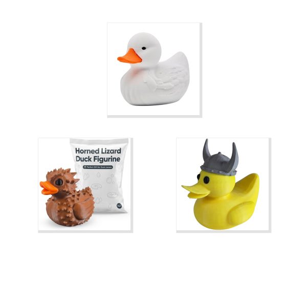 Quirky Duck Figurine Collection