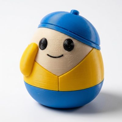 Pondering Egg Eggling Collectible Figurine - Unique Desk Decor for Adults – 3D Printed in Canada