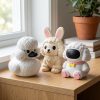 Ensemble de figurines Caniche