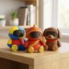 Ensemble de figurines de robots de collection