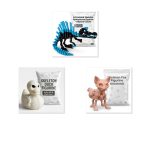 Skeleton Collection Collectible Figurine Bundle of 3 - Spinosaurus, Duck, Fox - Creepy & Fun Adult Desk Decor - 3D Printed in Canada