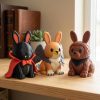 Ensemble de figurines de lapins mythologiques