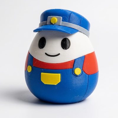 Model Railroader Eggling Collectible Figurine - Unique Desk Decor for Collectors – 3D Printed in Canada