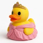 Quinceañera Duck Collectible Figurine - Unique Desk Decor for Adults – 3D Printed in Canada