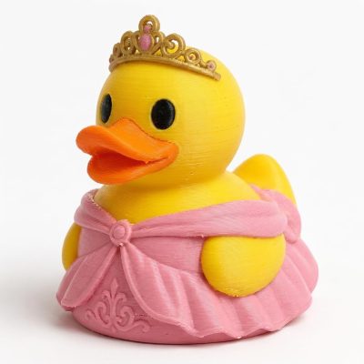 Quinceañera Duck Collectible Figurine - Unique Desk Decor for Adults – 3D Printed in Canada