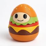 Hangry Eggling Collectible Figurine - Unique Desk Decor for Adults – 3D Printed in Canada
