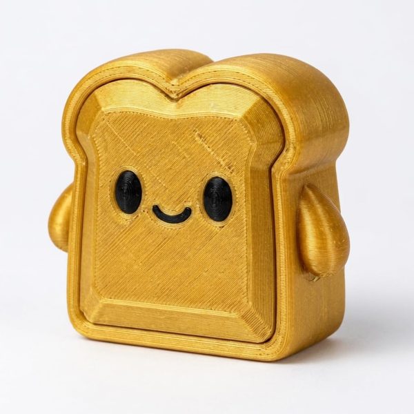 Gold Bar Toast Figurine