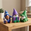 Ensemble de figurines de gnomes fantaisistes