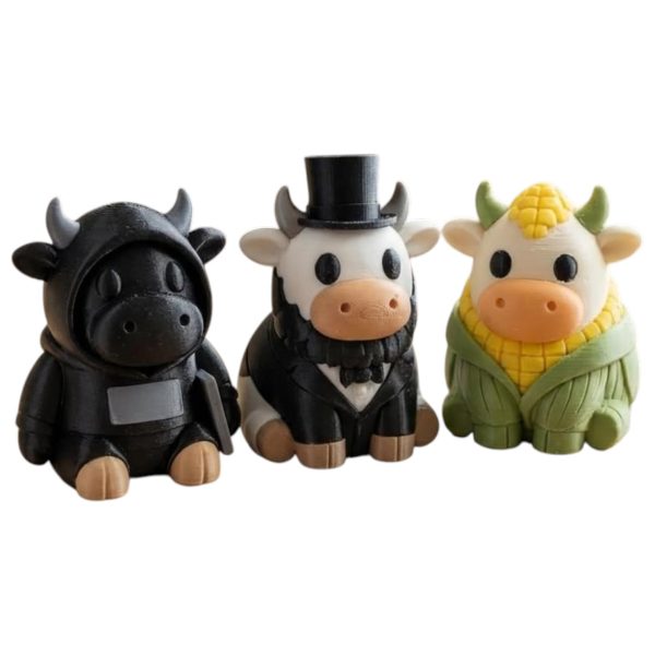 Quirky Cow Figurine Bundle