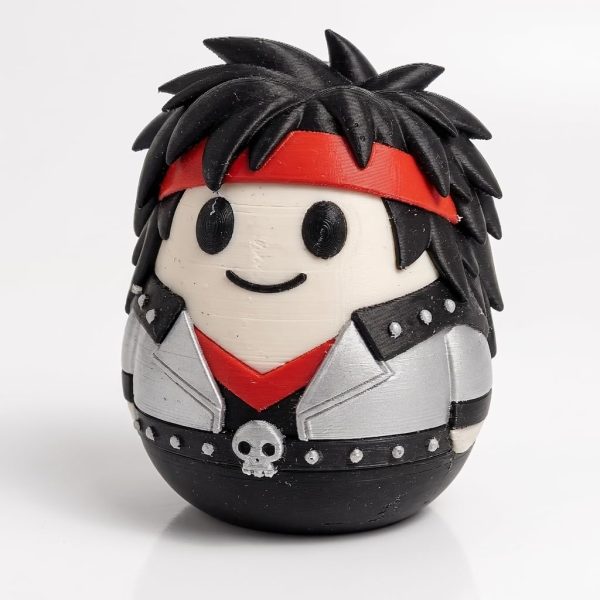 Glam Metal Eggling Figurine