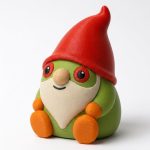 Red-Eyed Tree Frog Gnome Buddy Collectible Figurine - Unique Desk Decor for Adults – 3D Printed in Canada