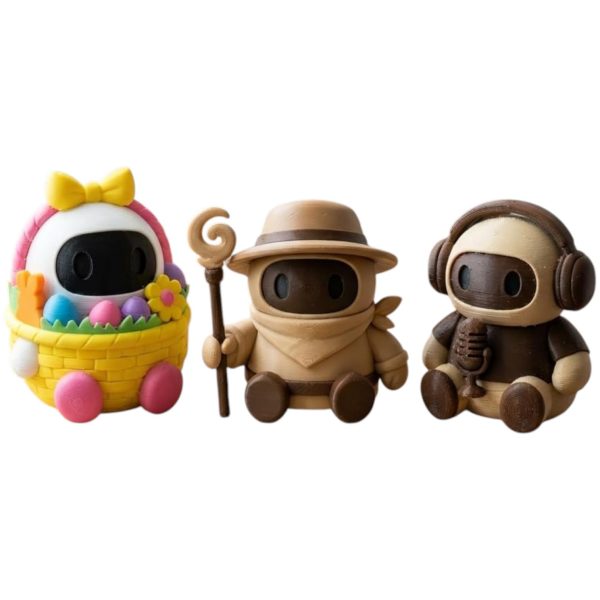 Robot Figurine Bundle Of 3