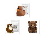 Bigfoot Collectible Figurine Bundle of 3 - Bigfoot Duck, Penguin, Bear - Whimsical & Quirky Adult Desk Decor - 3D Printed in Canada