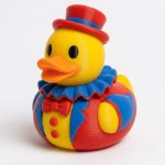 Carnival Performer Duck Collectible Figurine - Unique Desk Decor for Adults – 3D Printed in Canada
