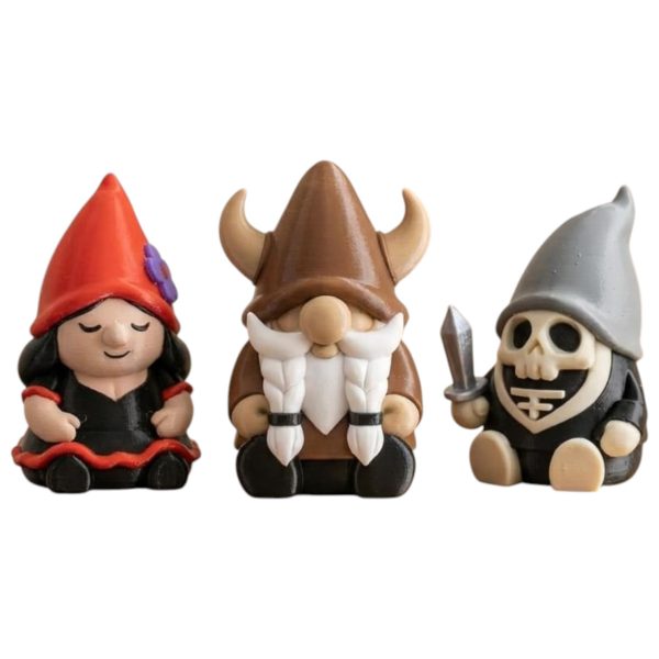 Ensemble de 3 figurines Lutins vikings