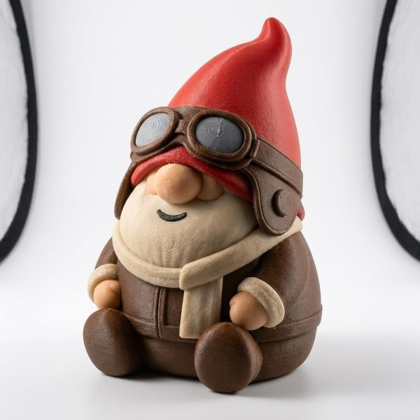 Aviator Gnome Figurine