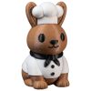 Ensemble figurine chef cuisinier