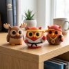 Ensemble de figurines de hibou