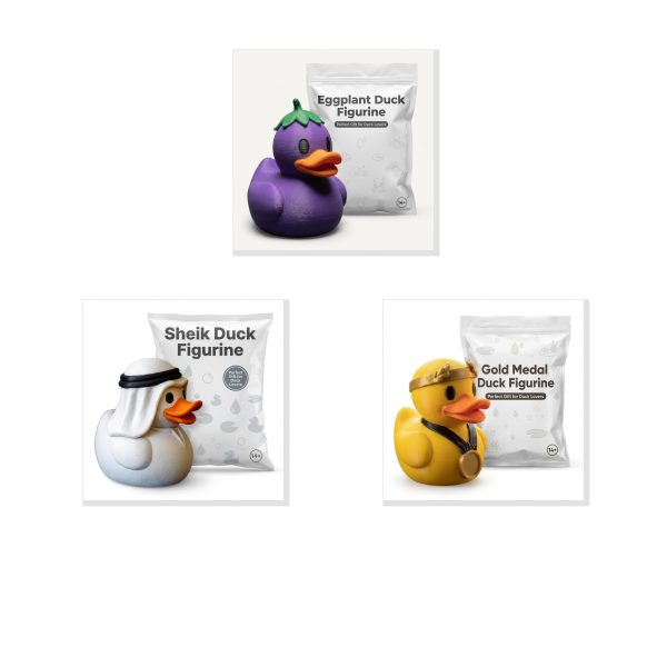 Ensemble de figurines Canards fantaisistes