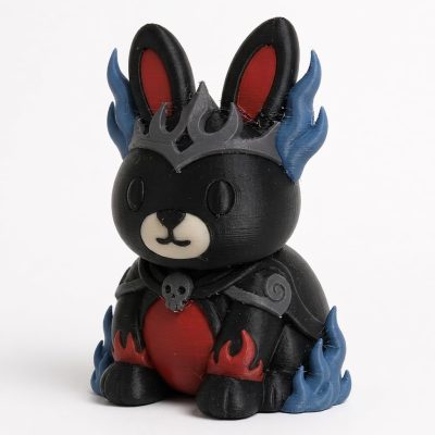 Hades Bunny Collectible Figurine - Unique Desk Decor for Adults – 3D Printed in Canada