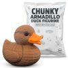Ensemble de figurines de canards koala, tatou et homme d'affaires