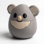 Koala Eggling Collectible Figurine - Unique Desk Decor for Adults – 3D Printed in Canada