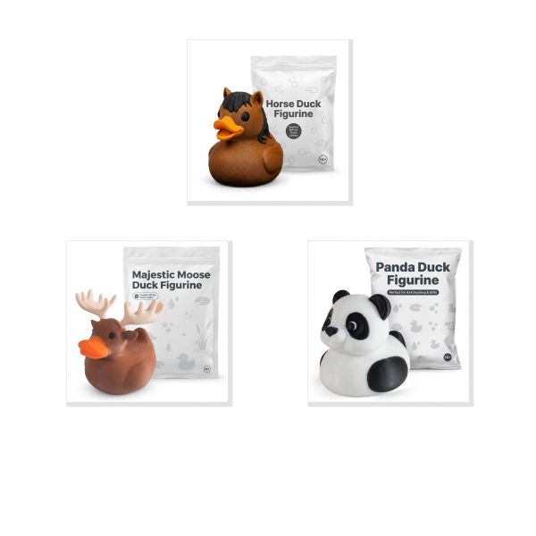 Ensemble de figurines de canards animaux