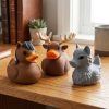 Ensemble de figurines de canards animaux sauvages