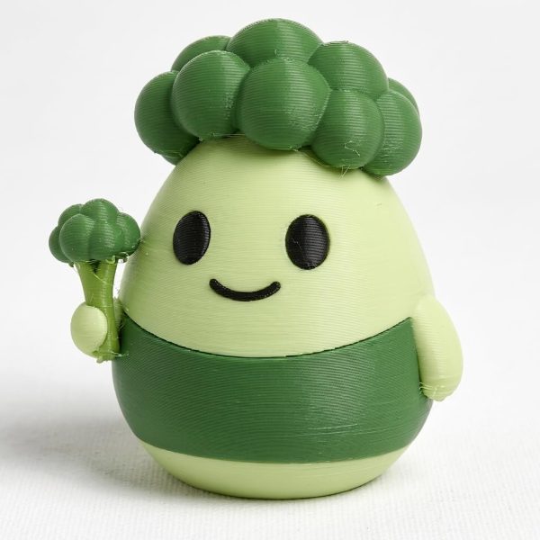 Figurine œuf brocoli