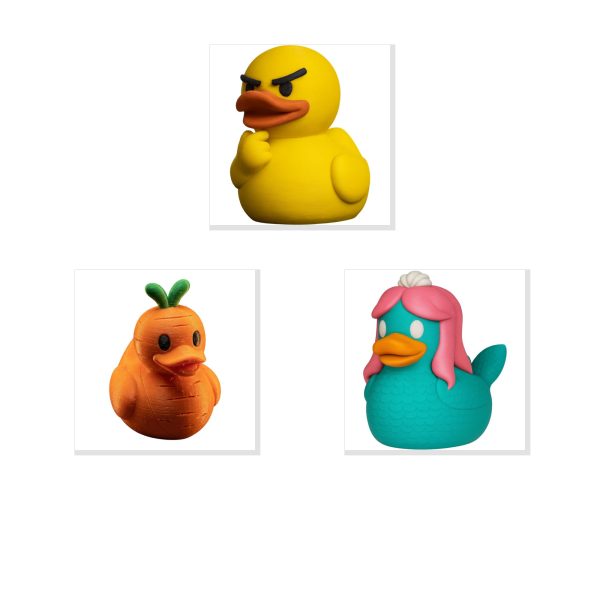 Lot de figurines Canard suspect