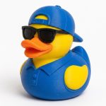 Cool Dad Duck Collectible Figurine - Unique Desk Decor for Adults – 3D Printed in Canada