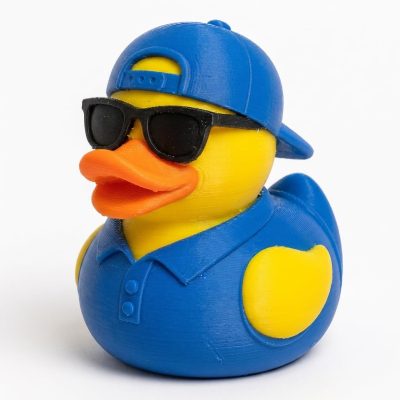Cool Dad Duck Collectible Figurine - Unique Desk Decor for Adults – 3D Printed in Canada