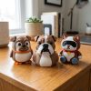 Lot de figurines canard bouledogue