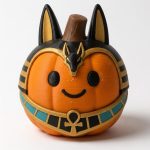 Anubis Pumpkin Collectible Figurine - Unique Desk Decor for Adults – 3D Printed in Canada